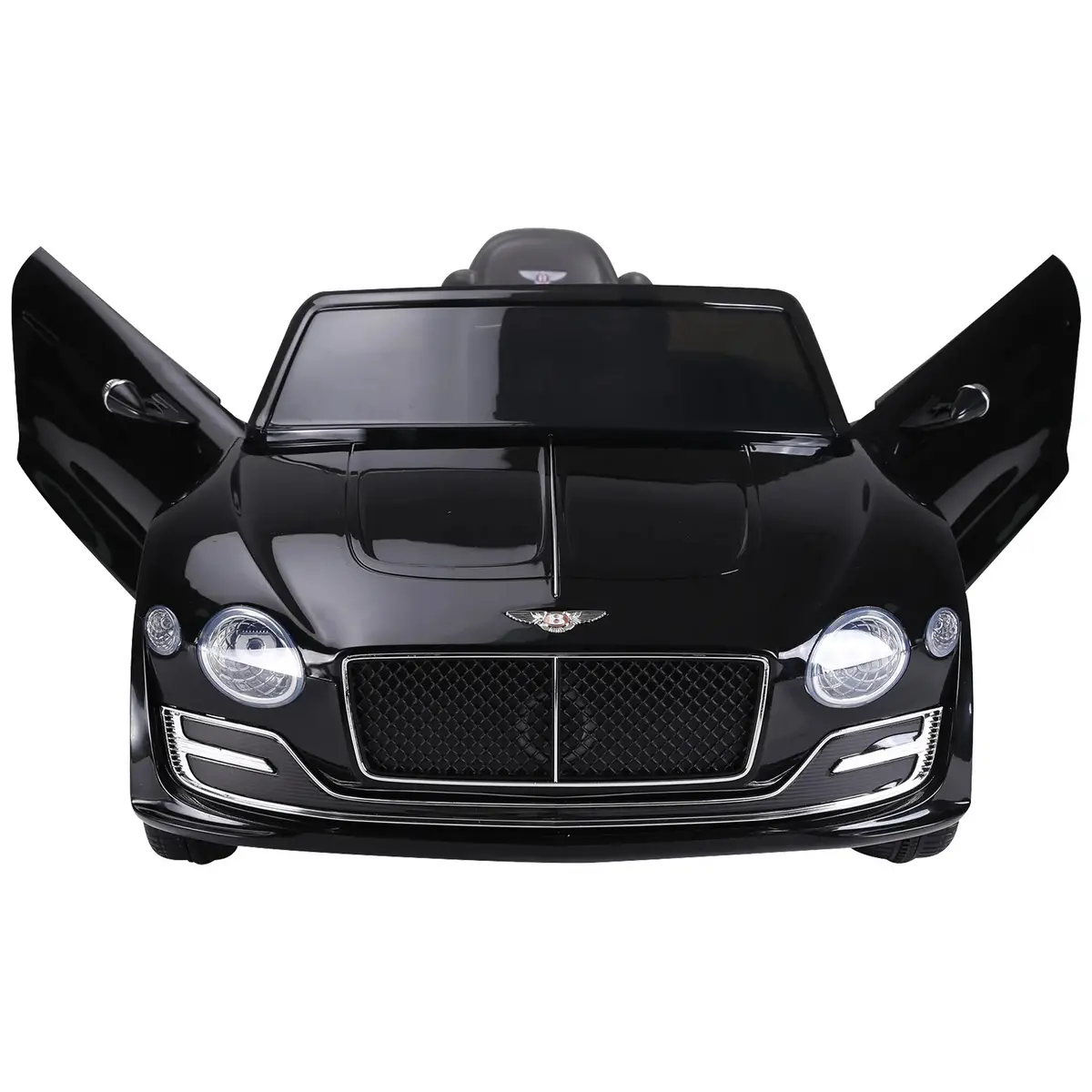 Aosom 12V Ride On Car Licensed Bentley Battery Powered Electric Vehicles W/ Parent Remote Control, 2 Speed - Black 1