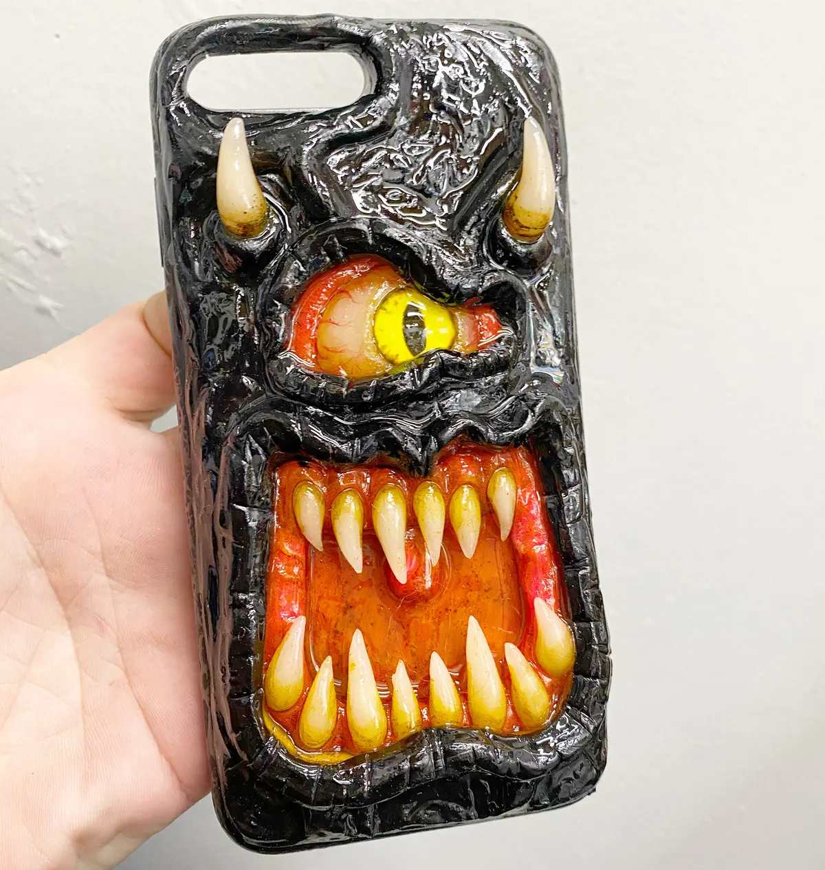 Black Monster Phone Case 1