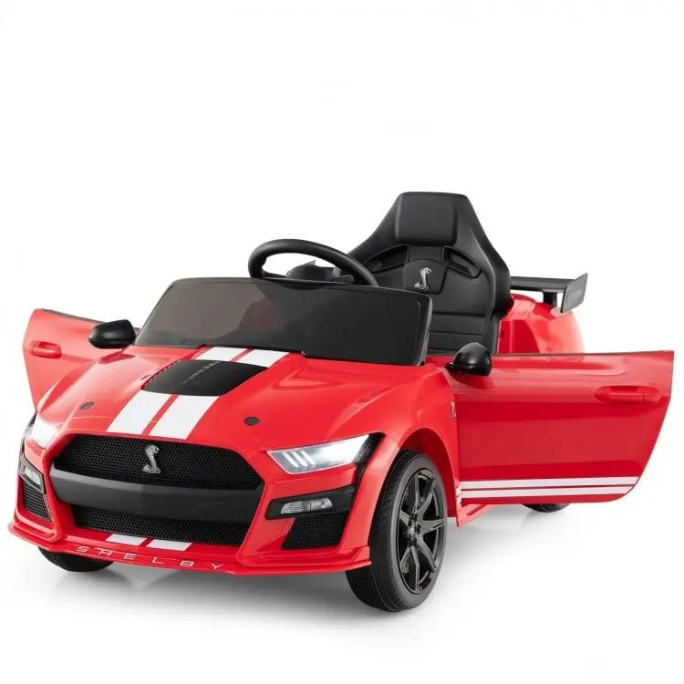 12V Licensed Ford Mustang Shelby Gt500 Kids Ride On Car With Remote Control For Kids Aged 2-8 1