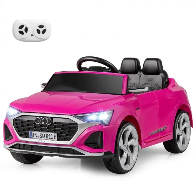 12V Kids Ride On Car Licensed Audi Sq8 With Remote Control And 3 Speeds 3