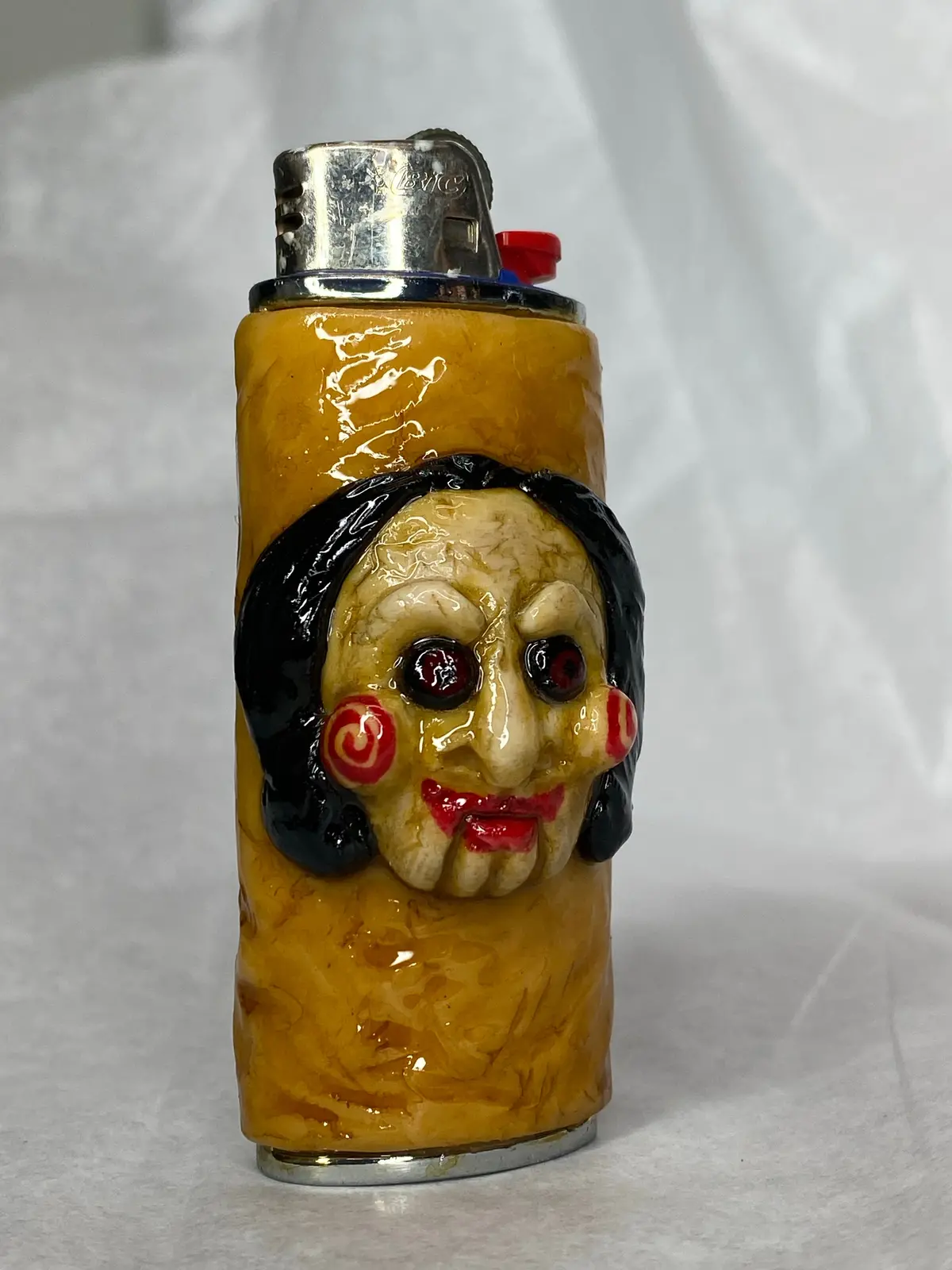 Billy Saw Puppet: Lighter Sleeve 1