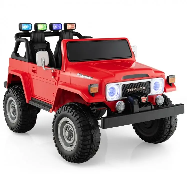 12V 2-Seat Licensed Kids Ride On Toyota Fj40 Car With 2.4G Remote Control 1