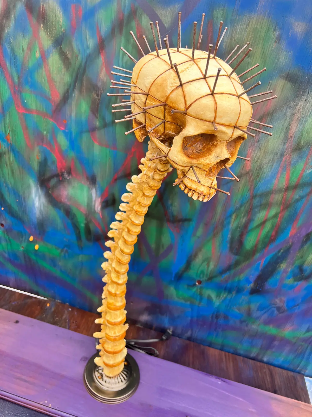 Hellraiser Spinal Lamp 1