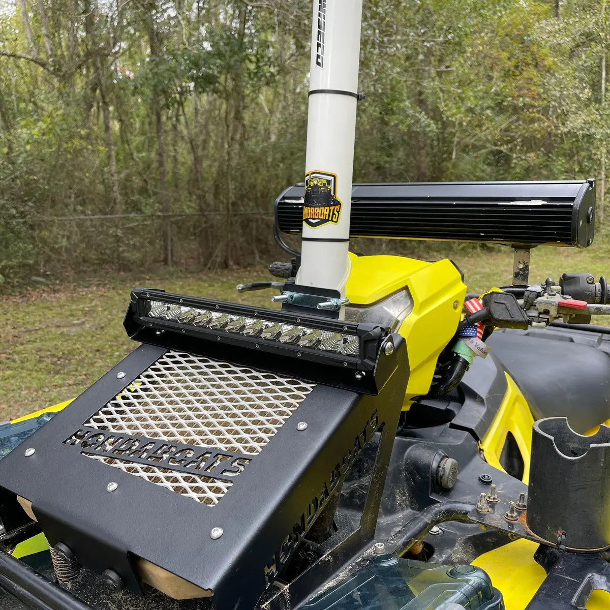 12" Light Bar Kit For 2007+ Honda Rancher, Foreman, Rubicon 2