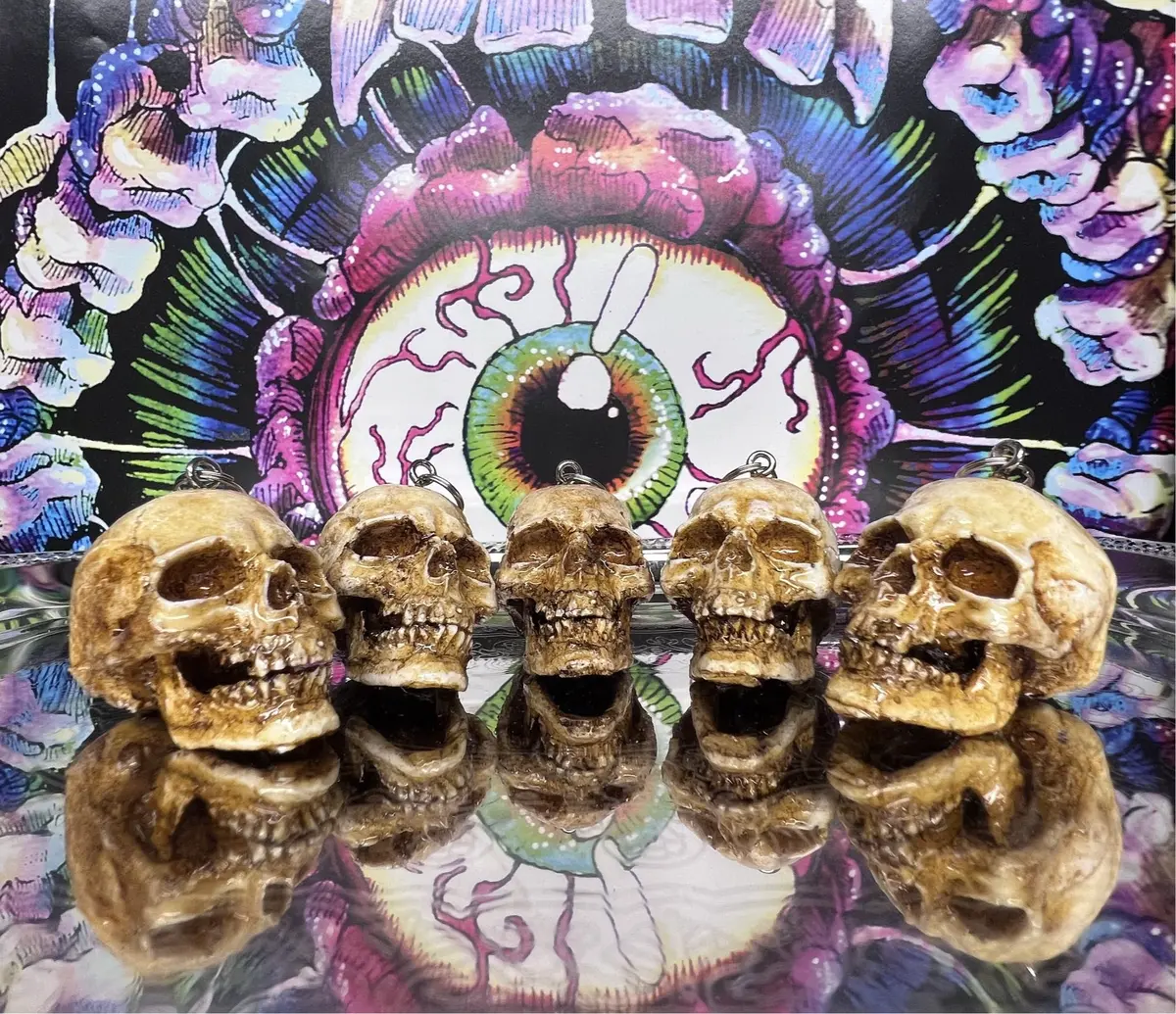 Human Skull Pendant 1