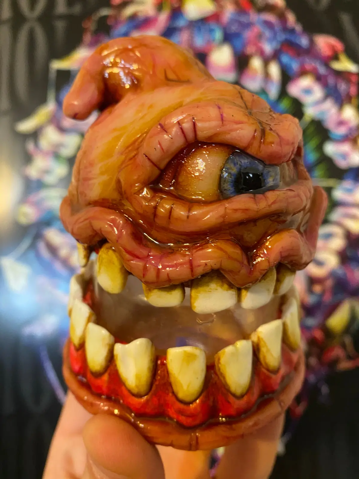 Worm Head Stash Jar 1