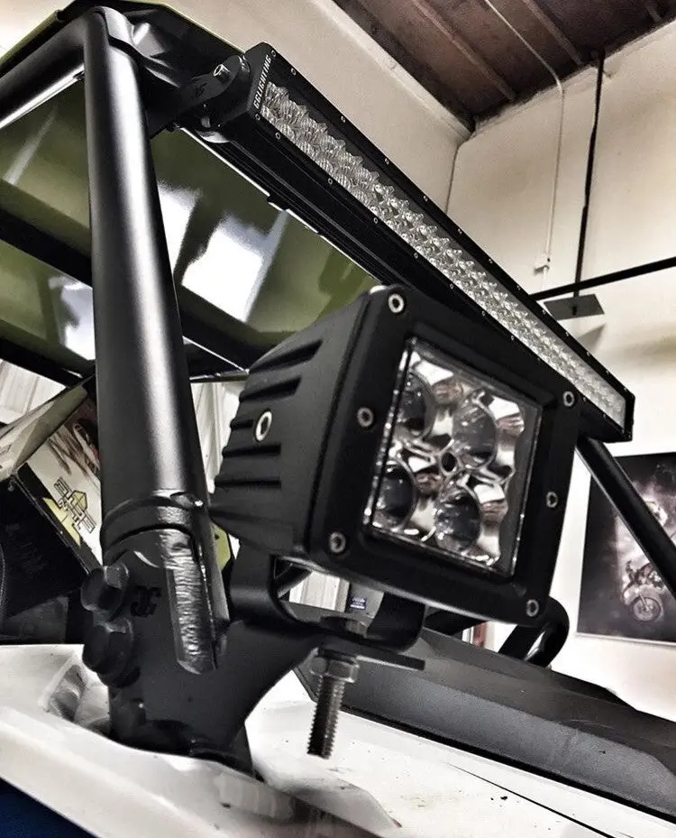 Polaris Rzr Pillar Mounts By Gg Lighting 1