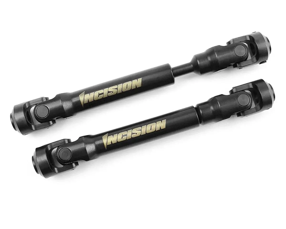 New Incision Hardened Steel Universal Driveshafts (2) 1
