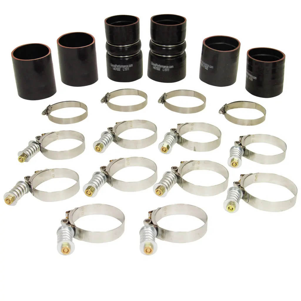 Intercooler Hose & Clamp Kit Ford 7.3L Power Stroke 1999.5-2003 1