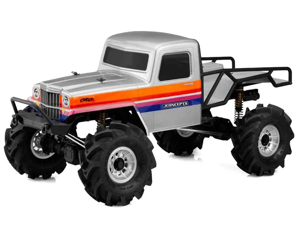 New Jconcepts Creeper Rock Crawler Body (12.3") (Cab Only) (Clear) No. 0441 1