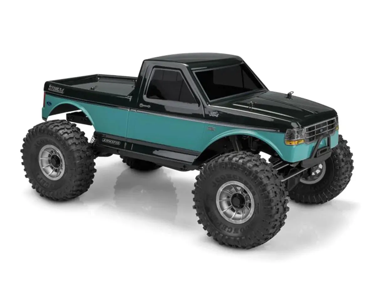 New Jconcepts Tucked 1995 Ford F-150 Rock Crawler "Pre-Trimmed" Body (Clear) (12.3") No. 0450 1