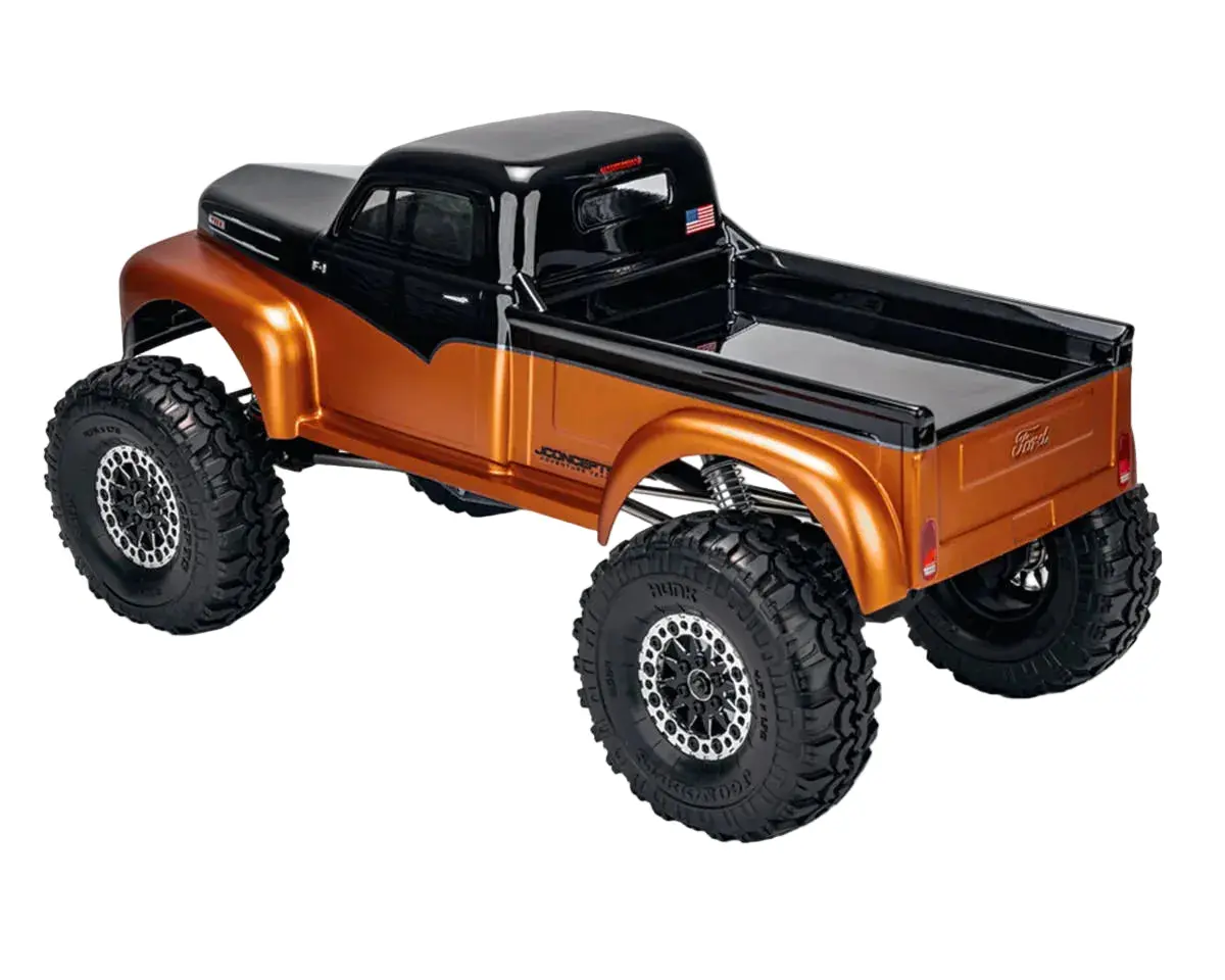 New Jconcepts 1950 Ford® F-1 Grandpa 1/10 Rock Crawler Body (Clear) (12.3") No. 0668 2