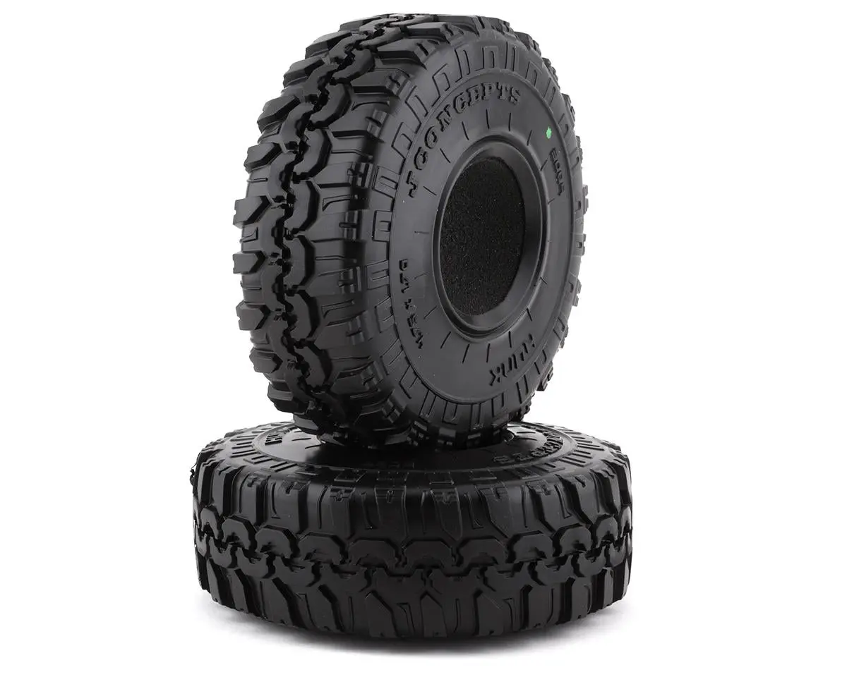 New Jconcepts Hunk 1.9" Performance Class 2 All Terrain Crawler Tires (2) (Green) No. 3089-02 1