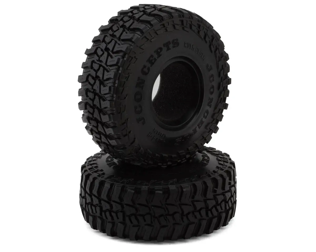 New Jconcepts Rock Block 1.9" 1/10 Rock Crawler Tires (2) (4.75" - Class 2) (Green) No. 4054-02 1
