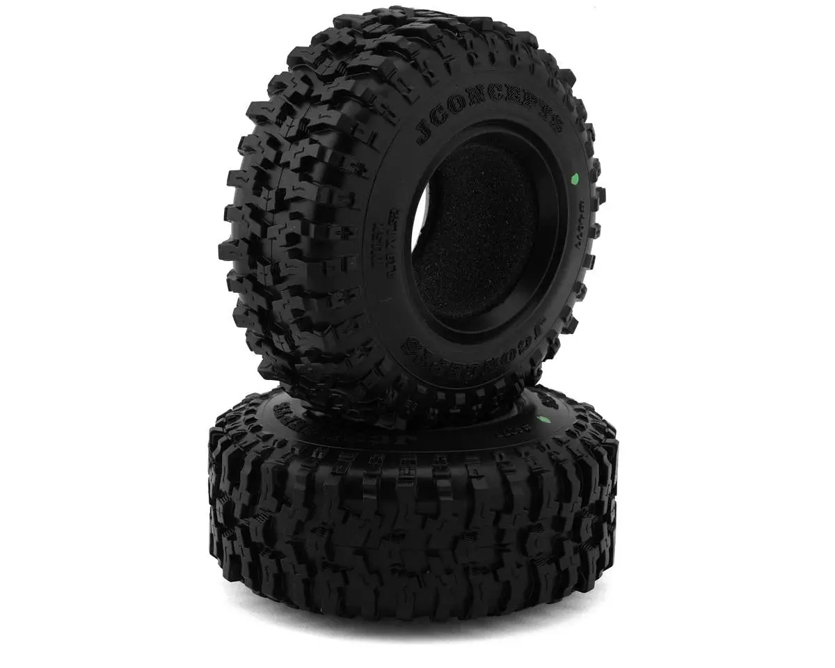 New Jconcepts Tusk 1.9" All Terrain Crawler Tires (2) (4.19" - Class 1) (Green) No. 4077-02 1