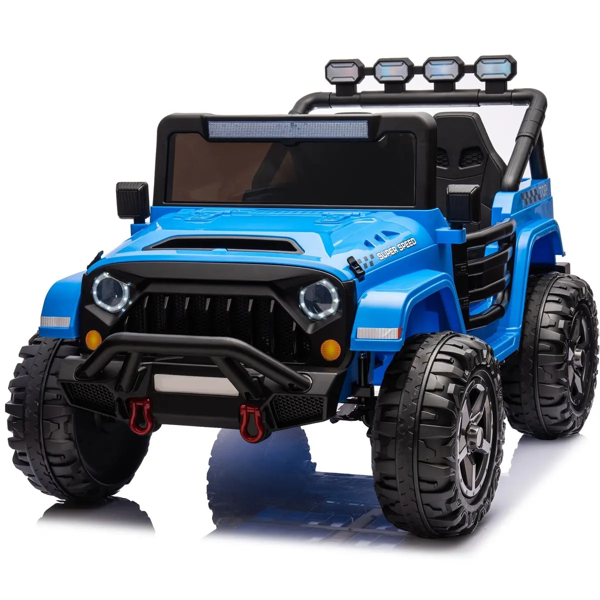 Havoc 2 Seater Angry Bird Jeep 12V Kids Ride On Car Toy With Open Doors, Realistic Lights And Remote Control 1