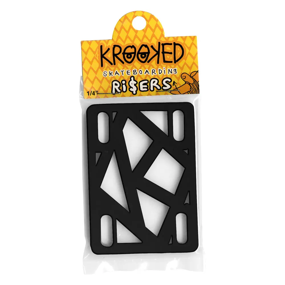 Krooked Riser Black 1/4 Inch 1