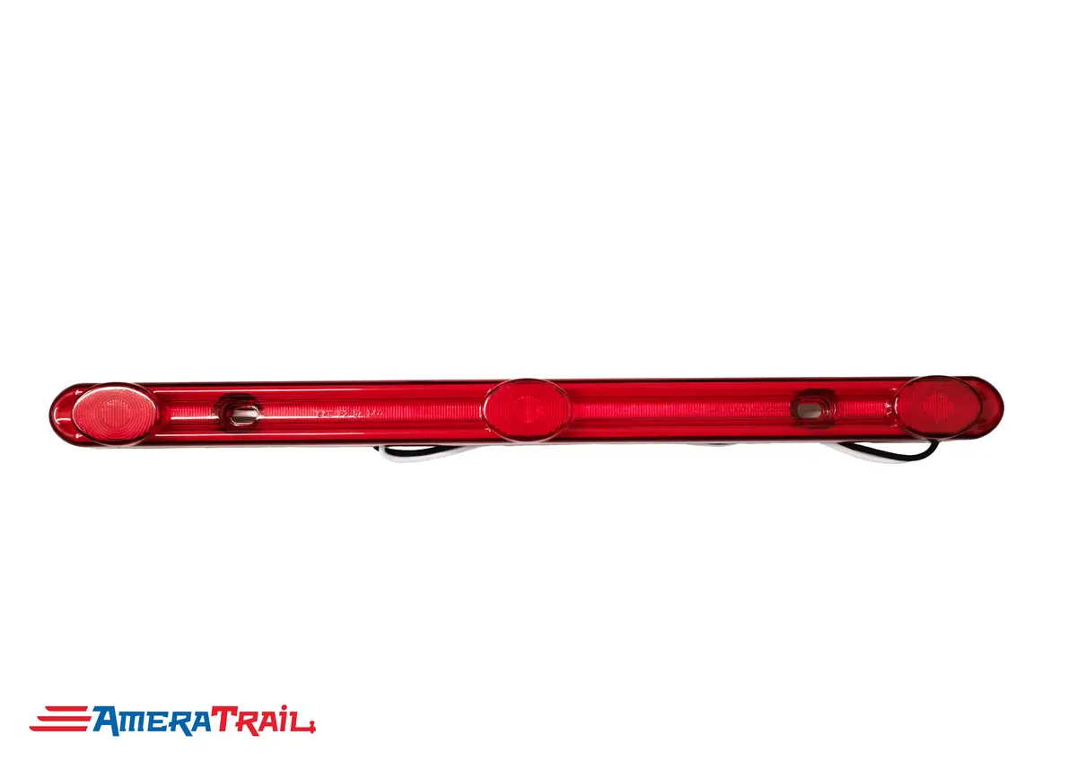 Red Led Id Light Bar, 2 Wire Pigtail 1