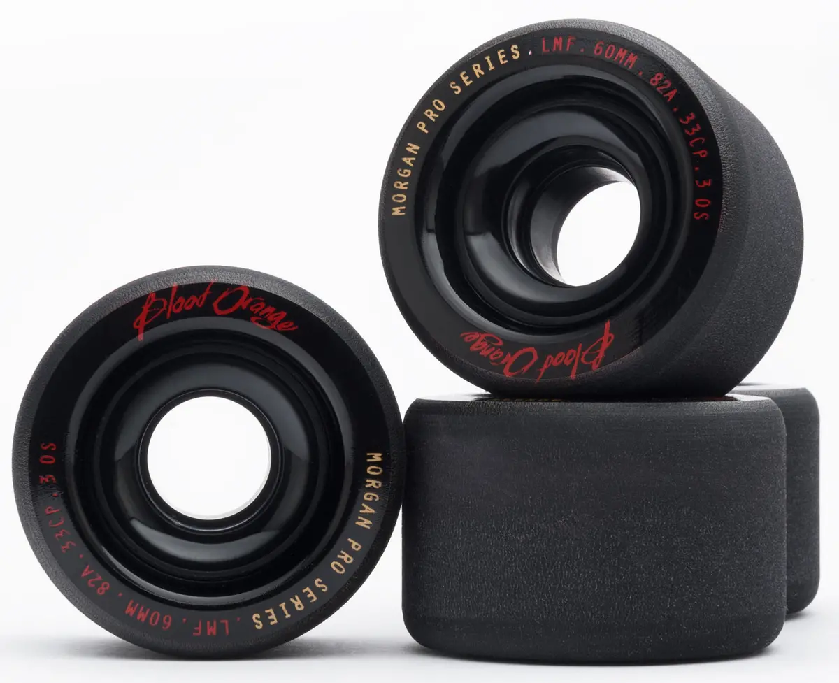 Blood Orange Morgan Pro Series 60Mm/82A Black Wheels 1