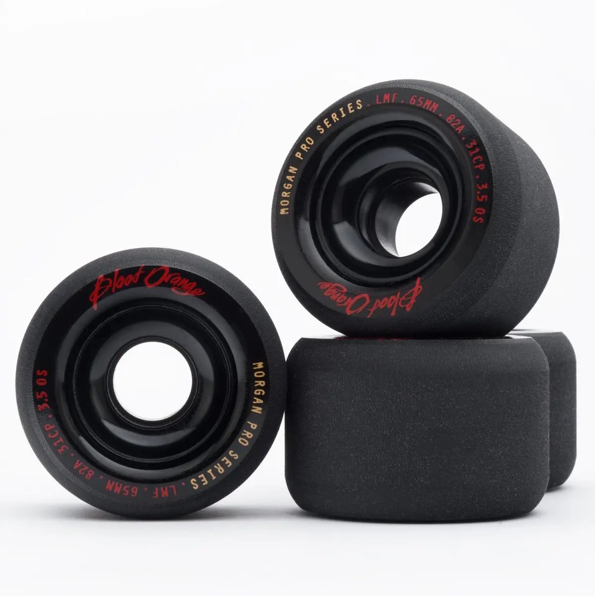 Blood Orange Morgan Pro Series 65Mm/82A Black Wheels 1