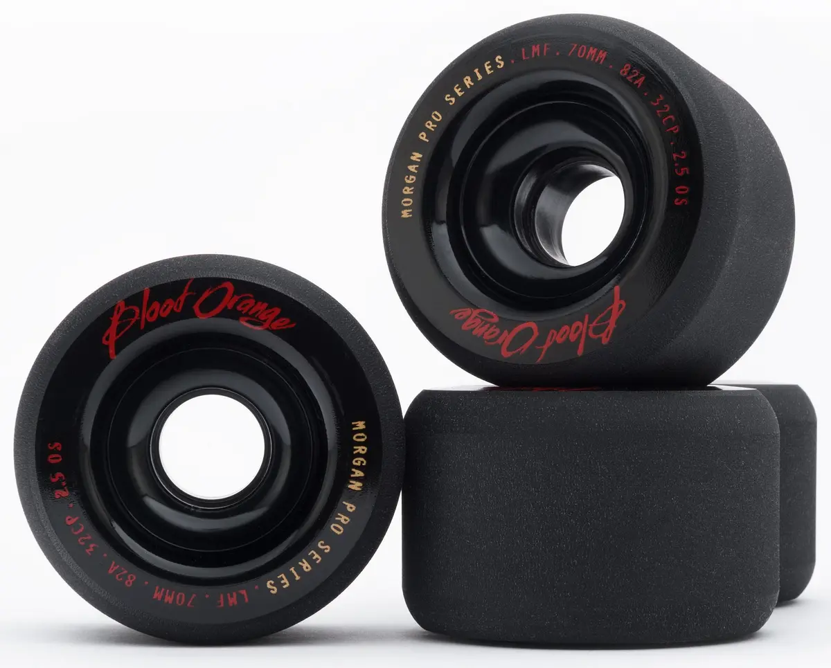 Blood Orange Morgan Pro Series 70Mm/82A Black Wheels 1