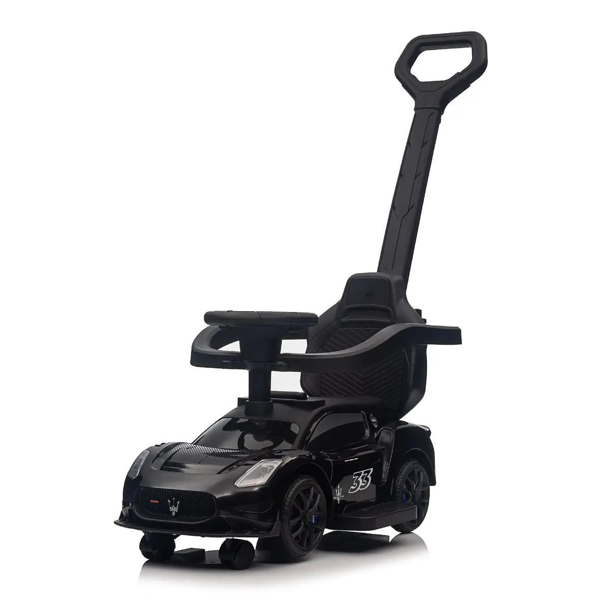 Maserati Push Car Pedal Ride On Car With Music And Lights, Licensed 1