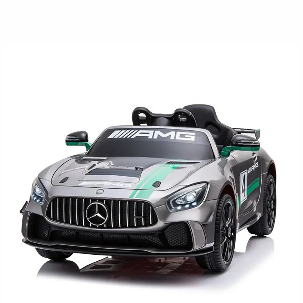 【Premium Edition】12V Licensed Mercedes-Benz Amg Gt4 With Mp4, Rocking Function And Remote Control 1