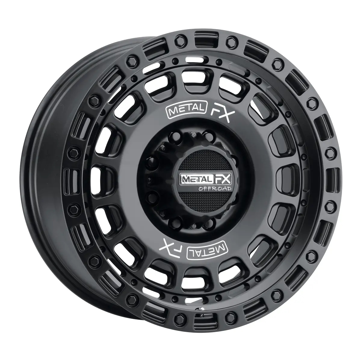 Hitman Truck Wheel - Satin Black By Metalfx 4