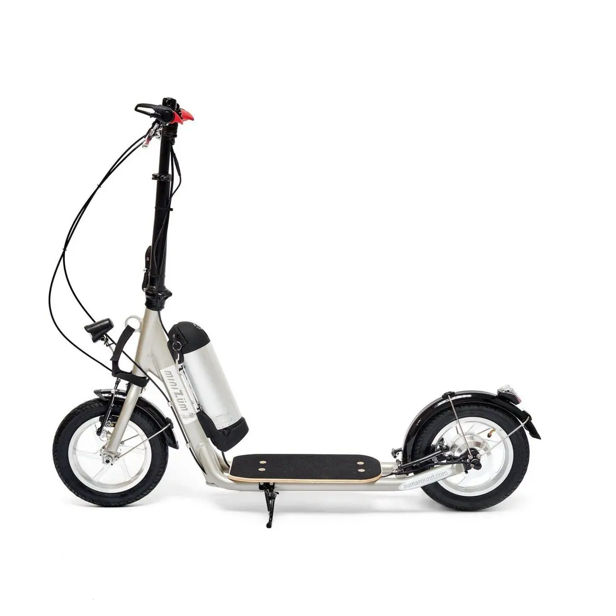 Zümaround| Minizüm Collapsible 12“ Wheels Electric Kick Hybrid Scooter 1