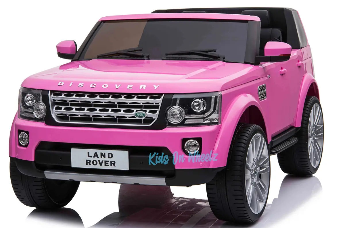 Land Rover Discovery 12V Kids Ride On 2 Seater - Pink 1