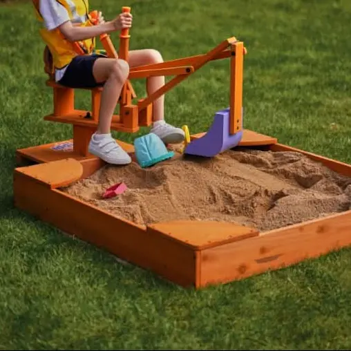 Avenlur | Wooden Sandbox – Durable Outdoor Play Area, Perfect For Excavator 1