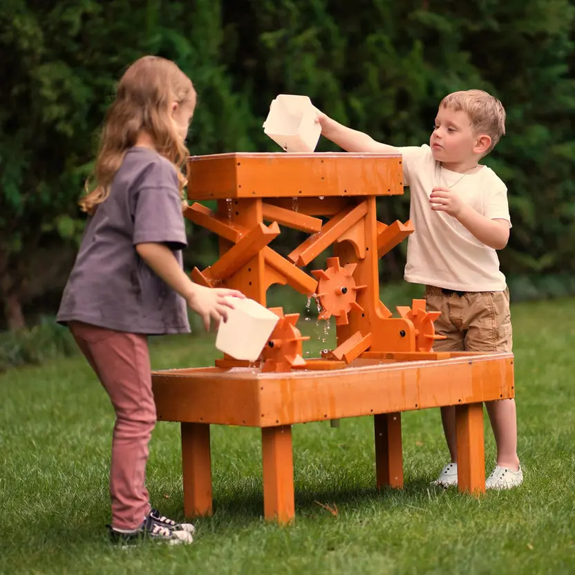 Avenlur | Outdoor Wooden Water Table For Toddlers | Kids’ Sensory Play Station 1