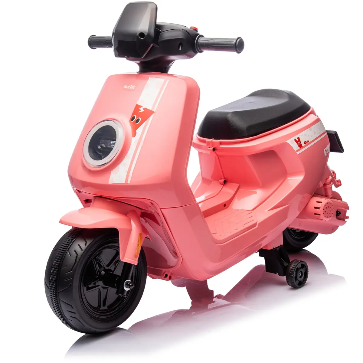 12V Ride On Car For Kids, 1 Seater Kids Vespa Motorcycle Scooter With Mp3 Player And Lights 993 1