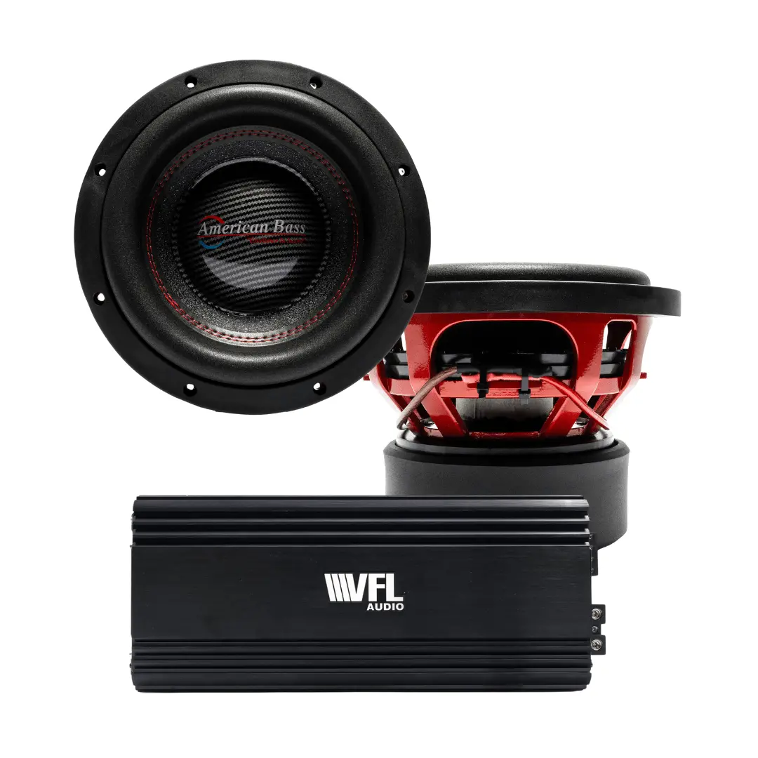 Power Pack: 2 Hawk 10 Subwoofers + Vfl Stealth 5500.1D Amplifier 1