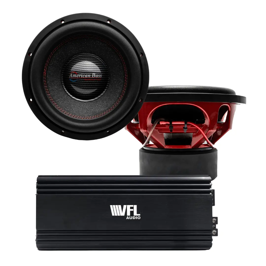 Power Pack: 2 Hawk 12 Subwoofers + Vfl Stealth 5500.1D Amplifier 1