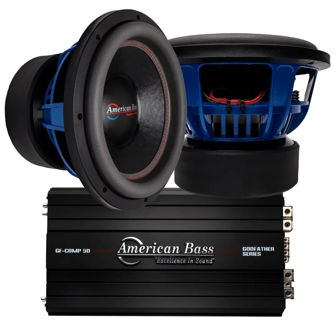 Power Pack: 2 Hd 12 Subwoofers + Godfather Comp 5D Amplifier 1