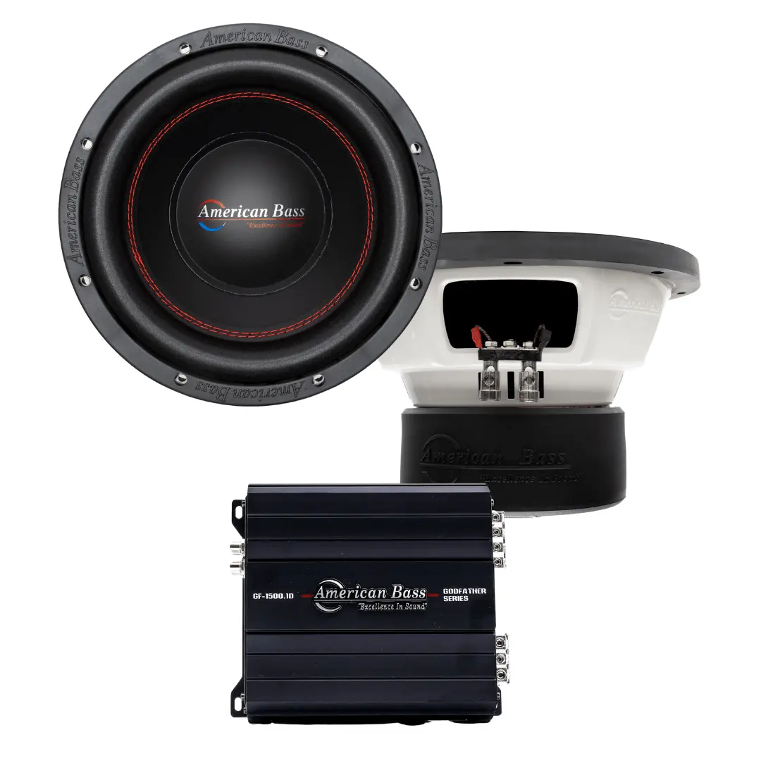 Power Pack: 2 Xd 10 Subwoofers + Godfather 1500.1D Amplifier 1