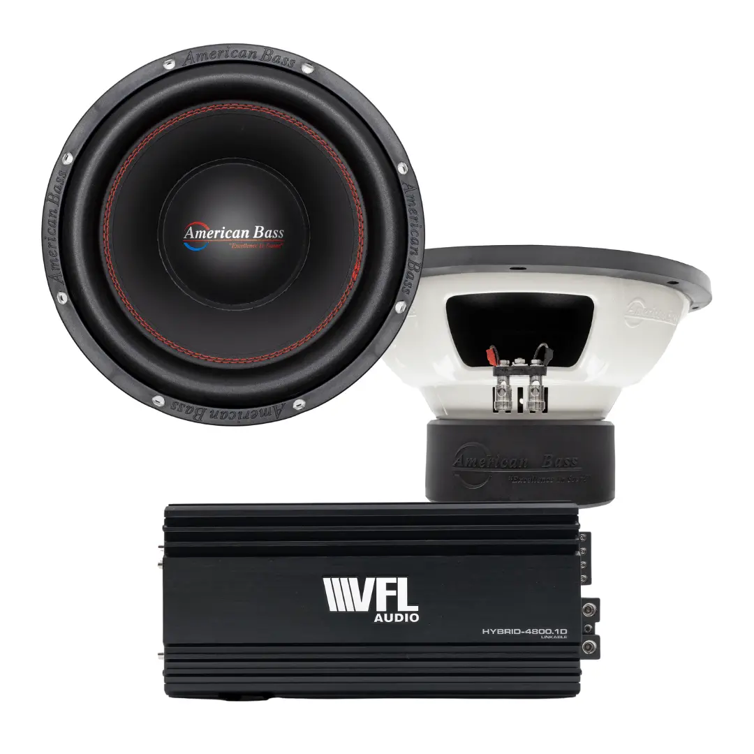 Power Pack: 2 Xd 12 Subwoofers & Vfl Hybrid 4800.1 Amplifier 1