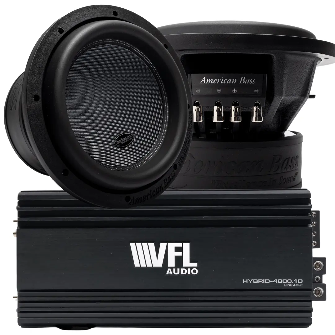 Power Pack: 2 Xr 10 Subwoofers + Vfl Hybrid 4800.1 Amplifier 1