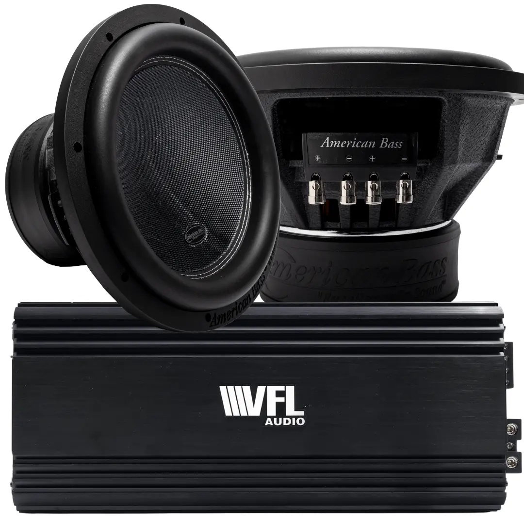 Power Pack: 2 Xr 15 Subwoofers + Vfl Stealth 5500.1D Amplifier 1