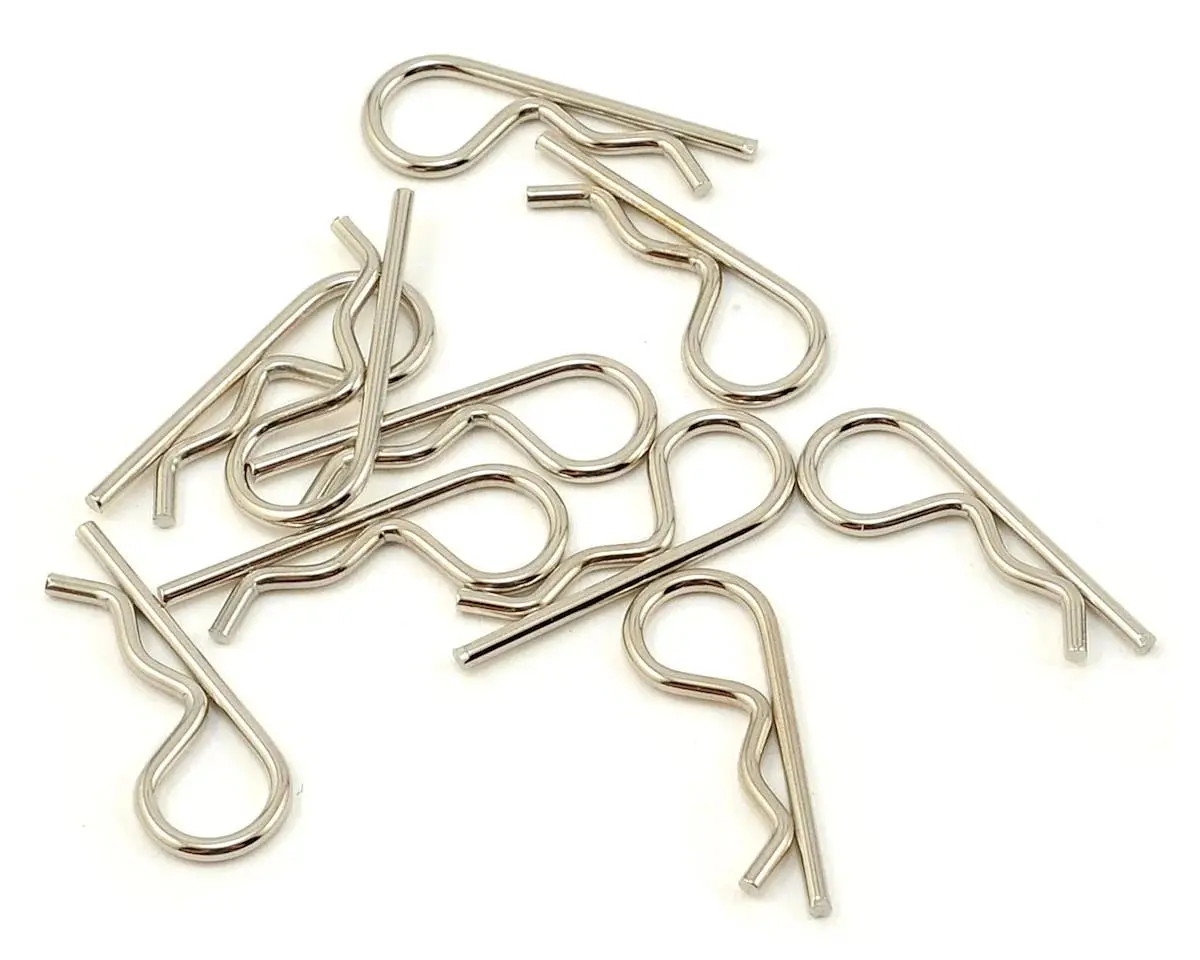 New Protek Rc Standard Body Clip (10) (1/10 Scale) 1