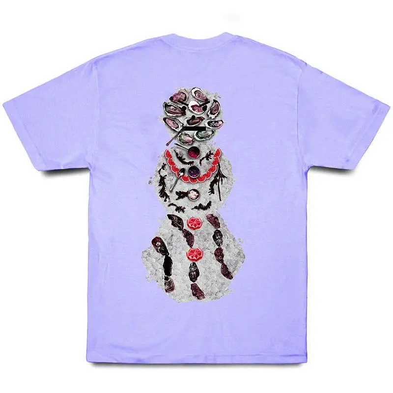 Quartersnacks Oyster Snackman Tee Lavender 1