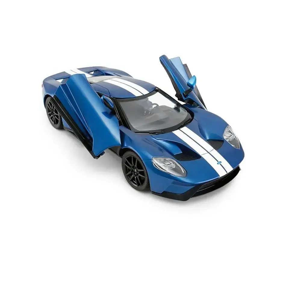 Rastar 1:14 R/C Ford Gt (Doors Manually) Remote Control Car For Kids Blue 2