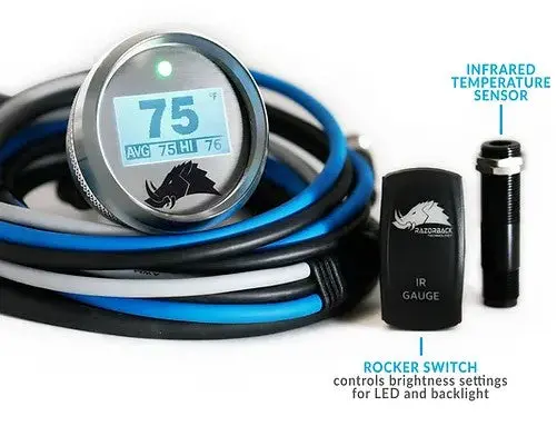 Razorback 3.2 Dimmable Infrared Belt Temp Gauge 1