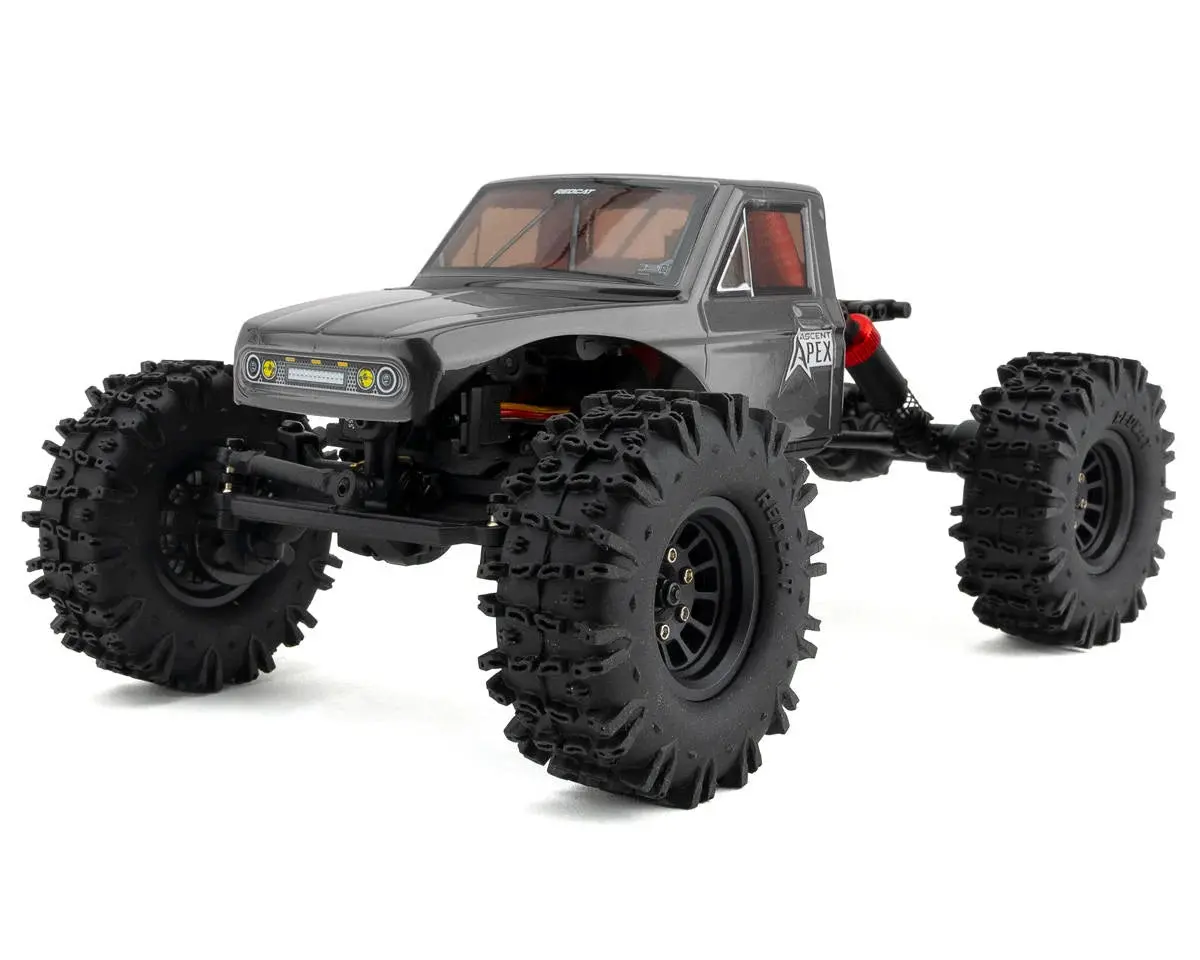 New Redcat Ascent-18 Apex 1/18 4Wd Rtr Brushless Rock Crawler (Grey) W/2.4Ghz Radio, Battery & Charger 1