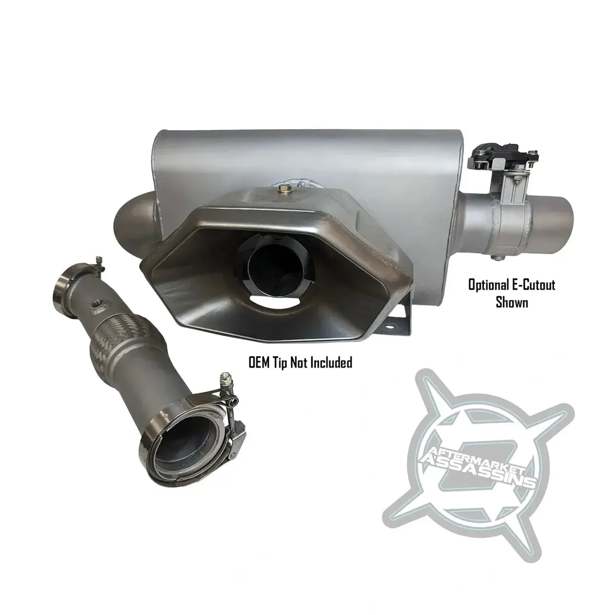 2024 Can Am Maverick R Full Exhaust With Center Exit & 3" Side Dump **3-5 Day Lead Time** 1