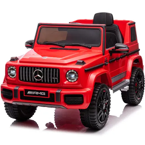 Mercedes Benz Amg G63 24V Kids Ride On Car One Seater  With Parental Remote Control, Led Lights, Leather Seat And Mp3, Licensed 1