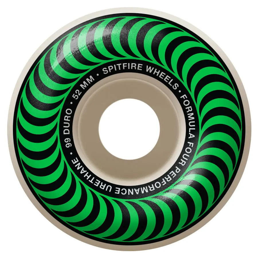 Spitfire Wheels Formula Four F4 Classic 99D 52Mm 1