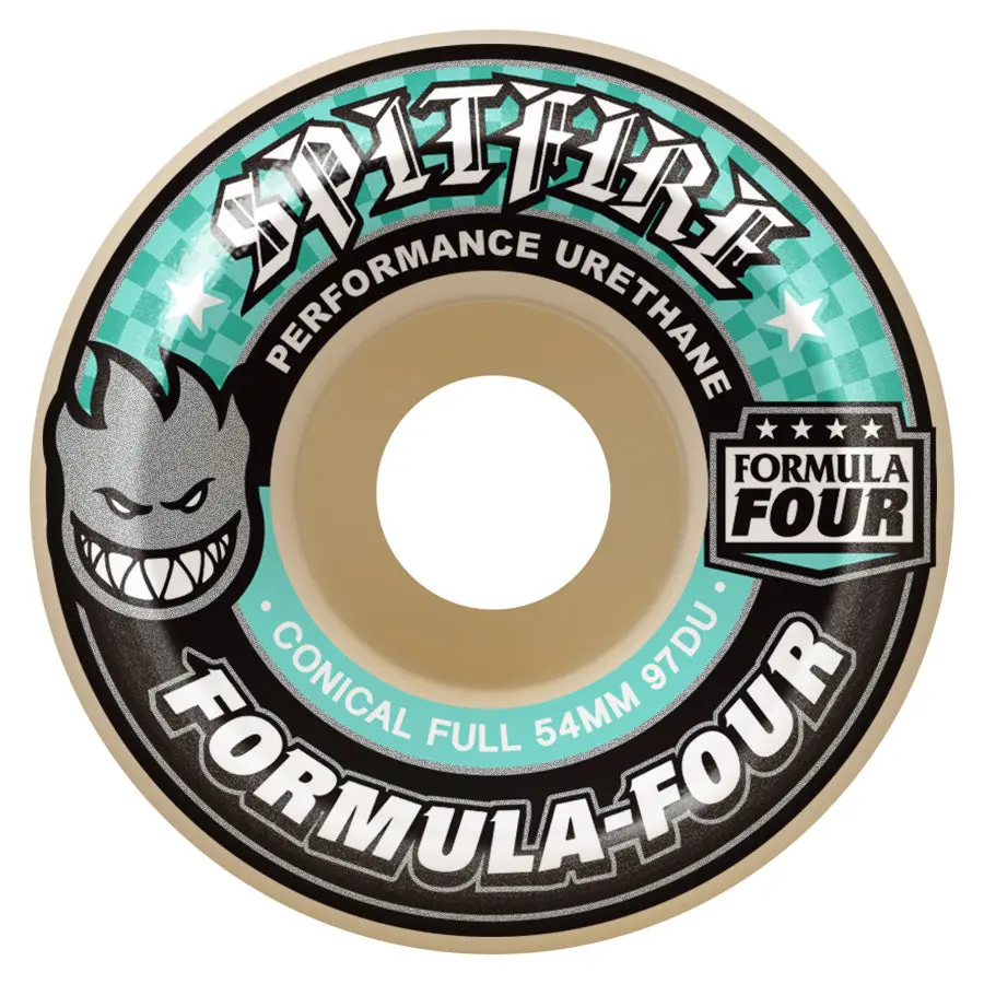 Spitfire Formula Four Wheels Conical Full 97A Natural 56Mm 1