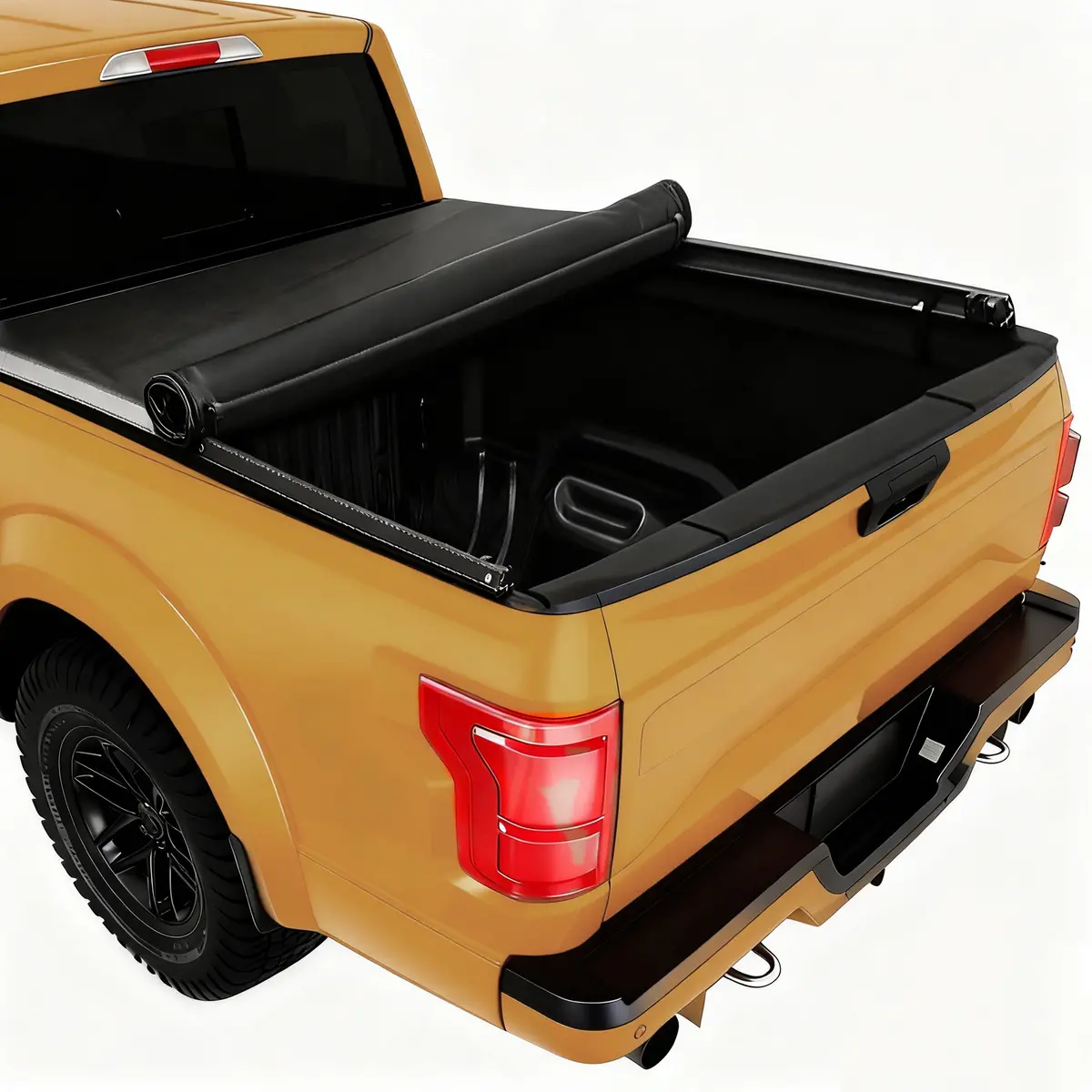 Trucktok 2017-2025 Ford F250 F350 Super Duty 8Ft Soft Roll Up Tonneau Cover Bed 1